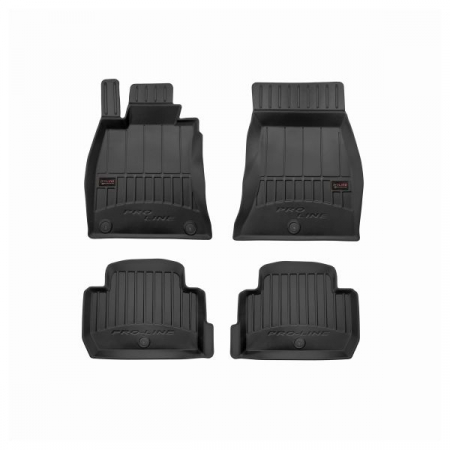 Accesorii auto - Covorase auto (set, cauciuc, 4 bucati, culoare negru) KIA STINGER dupa 2017 