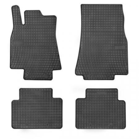 Accesorii auto - Covorase auto (set, cauciuc, 4 bucati, culoare negru) MERCEDES A (W169) intre 2004-2012