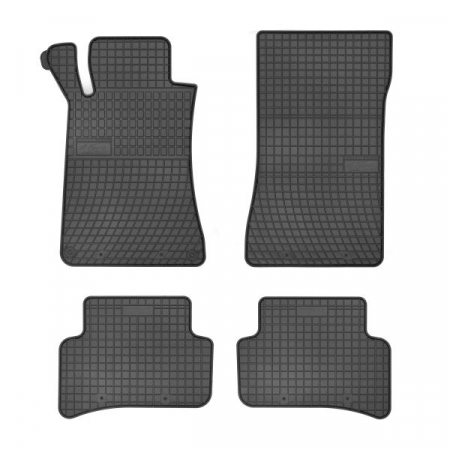 Accesorii auto - Covorase auto (set, cauciuc, 4 bucati, culoare negru) MERCEDES C (W203) intre 2000-2007 