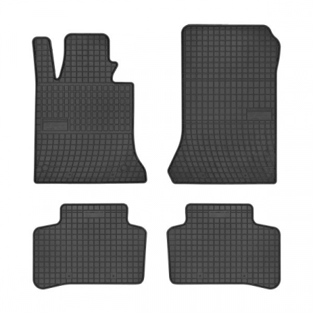 Accesorii auto - Covorase auto (set, cauciuc, 4 bucati, culoare negru) MERCEDES GLK (X204) intre 2008-2015 