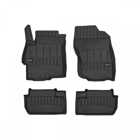 Accesorii auto - Covorase auto (set, cauciuc, 4 bucati, culoare negru) MITSUBISHI LANCER VIII dupa 2008 