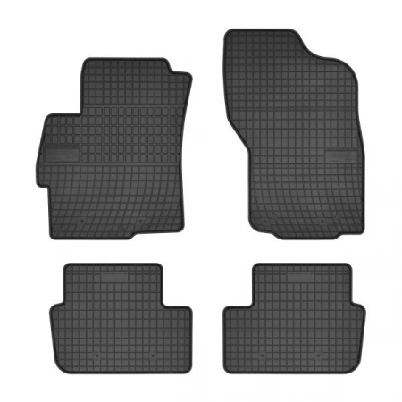 Accesorii auto - Covorase auto (set, cauciuc, 4 bucati, culoare negru) MITSUBISHI LANCER VIII dupa 2008 