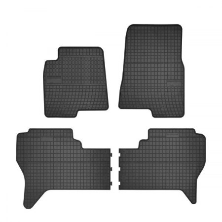 Accesorii auto - Covorase auto (set, cauciuc, 4 bucati, culoare negru) MITSUBISHI PAJERO III intre 2000-2007 