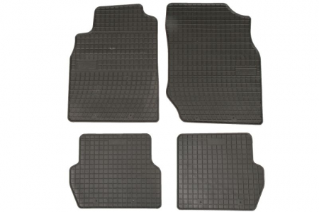 Accesorii auto - Covorase auto (set, cauciuc, 4 bucati, culoare negru) NISSAN ALMERA II intre 2000-2006