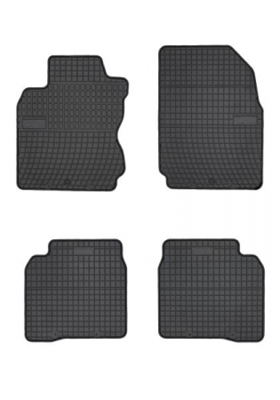 Accesorii auto - Covorase auto (set, cauciuc, 4 bucati, culoare negru) NISSAN NOTE intre 2006-2012 