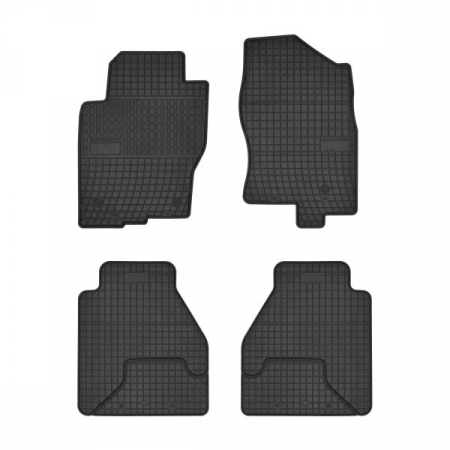 Accesorii auto - Covorase auto (set, cauciuc, 4 bucati, culoare negru) NISSAN PATHFINDER III dupa 2010 