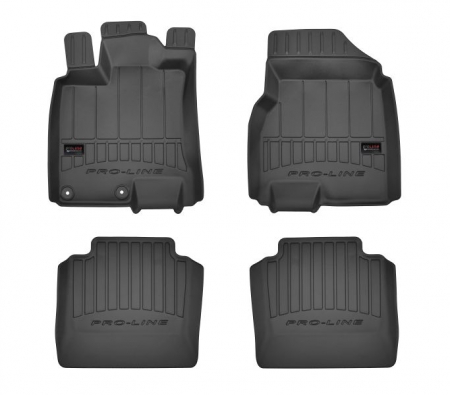 Accesorii auto - Covorase auto (set, cauciuc, 4 bucati, culoare negru) NISSAN QASHQAI I intre 2007-2014