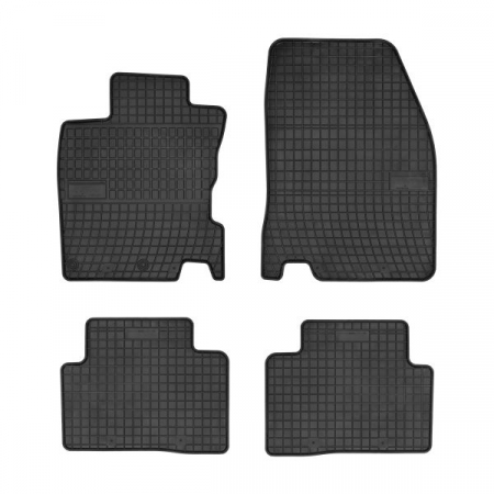 Accesorii auto - Covorase auto (set, cauciuc, 4 bucati, culoare negru) NISSAN QASHQAI II dupa 2013 