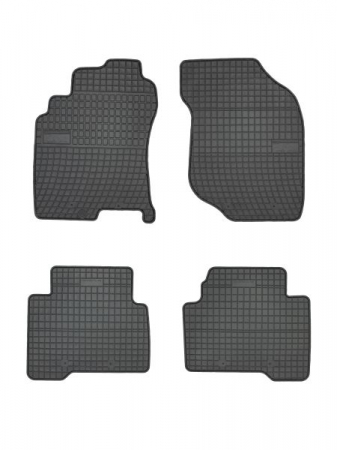 Accesorii auto - Covorase auto (set, cauciuc, 4 bucati, culoare negru) NISSAN X-TRAIL intre 2001-2013 