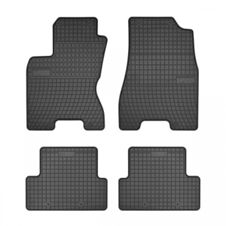 Accesorii auto - Covorase auto (set, cauciuc, 4 bucati, culoare negru) NISSAN X-TRAIL intre 2007-2013 
