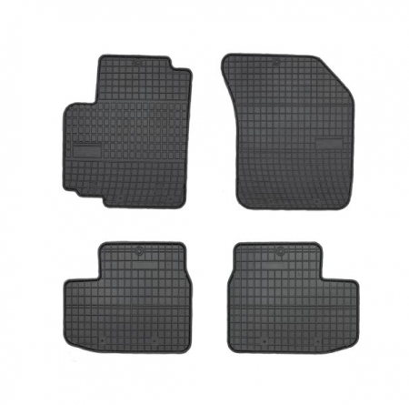Accesorii auto - Covorase auto (set, cauciuc, 4 bucati, culoare negru) OPEL AGILA; SUZUKI SPLASH dupa 2008