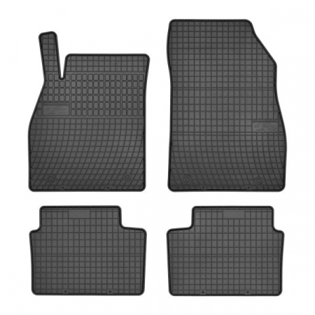 Covorase auto - Covorase auto (set, cauciuc, 4 bucati, culoare negru) OPEL INSIGNIA A intre 2008-2017 