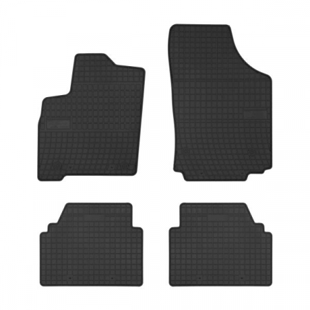 Covorase auto - Covorase auto (set, cauciuc, 4 bucati, culoare negru) OPEL MERIVA A intre 2003-2010 