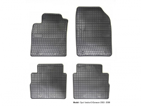 Covorase auto - Covorase auto (set, cauciuc, 4 bucati, culoare negru) OPEL SIGNUM, VECTRA C intre 2003-2009