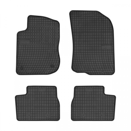 Accesorii auto - Covorase auto (set, cauciuc, 4 bucati, culoare negru) PEUGEOT 2008 I, 208 I dupa 2012 