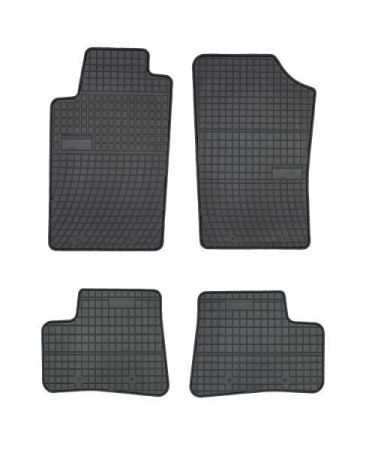 Accesorii auto - Covorase auto (set, cauciuc, 4 bucati, culoare negru) PEUGEOT 206 intre 1998-2012