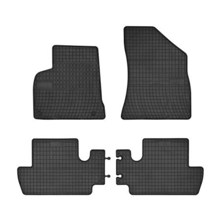 Accesorii auto - Covorase auto (set, cauciuc, 4 bucati, culoare negru) PEUGEOT 3008 intre 2009-2016 
