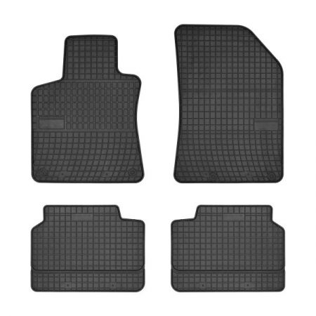 Accesorii auto - Covorase auto (set, cauciuc, 4 bucati, culoare negru) PEUGEOT 308 II dupa 2013 