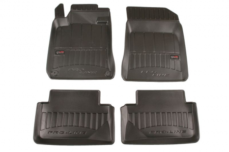 Accesorii auto - Covorase auto (set, cauciuc, 4 bucati, culoare negru) PEUGEOT 508 I, 508 SW I intre 2010-2018 
