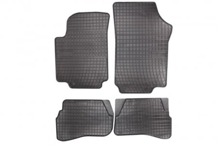 Accesorii auto - Covorase auto (set, cauciuc, 4 bucati, culoare negru) SEAT MII; SKODA CITIGO; VW UP dupa 2011 
