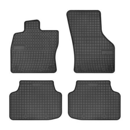 Accesorii auto - Covorase auto (set, cauciuc, 4 bucati, culoare negru) SKODA OCTAVIA III dupa 2012 
