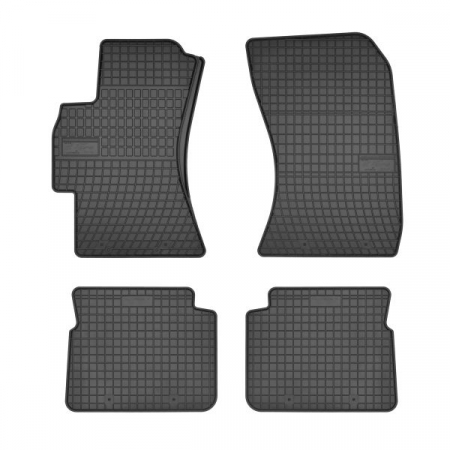 Accesorii auto - Covorase auto (set, cauciuc, 4 bucati, culoare negru) SUBARU FORESTER, IMPREZA, LEGACY IV dupa 2003 
