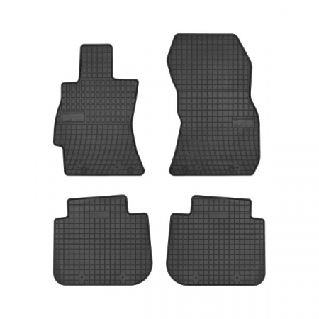 Accesorii auto - Covorase auto (set, cauciuc, 4 bucati, culoare negru) SUBARU FORESTER, LEGACY V, OUTBACK dupa 2009 