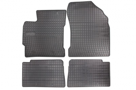 Covorase auto - Covorase auto (set, cauciuc, 4 bucati, culoare negru) TOYOTA AURIS intre 2012-2018 