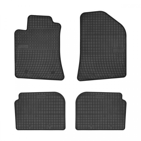 Covorase auto - Covorase auto (set, cauciuc, 4 bucati, culoare negru) TOYOTA AVENSIS intre 2003-2008 