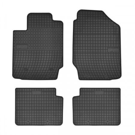 Covorase auto - Covorase auto (set, cauciuc, 4 bucati, culoare negru) TOYOTA COROLLA intre 2002-2007 