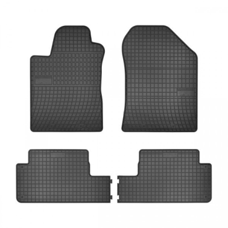 Covorase auto - Covorase auto (set, cauciuc, 4 bucati, culoare negru) TOYOTA COROLLA VERSO intre 2004-2009 