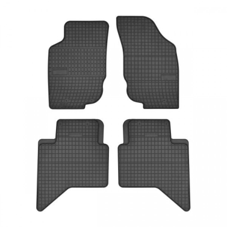 Covorase auto - Covorase auto (set, cauciuc, 4 bucati, culoare negru) TOYOTA HILUX VII intre 2004-2015