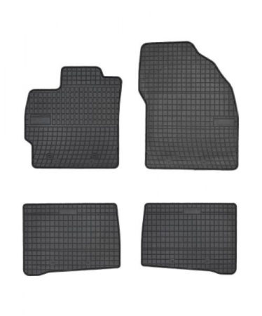 Covorase auto - Covorase auto (set, cauciuc, 4 bucati, culoare negru) TOYOTA PRIUS dupa 2008