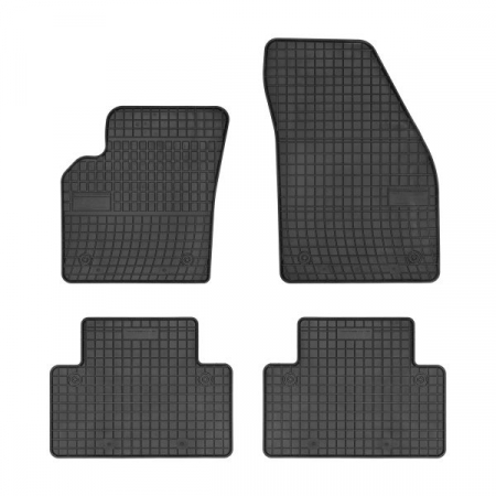 Covorase auto - Covorase auto (set, cauciuc, 4 bucati, culoare negru) VOLVO C30, S40 II, V50 intre 2004-2012