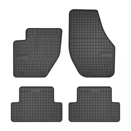 Covorase auto - Covorase auto (set, cauciuc, 4 bucati, culoare negru) VOLVO V40 dupa 2012 