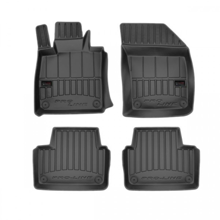Covorase auto (set, cauciuc, 4 bucati, culoare negru) VOLVO V60 II dupa 2018