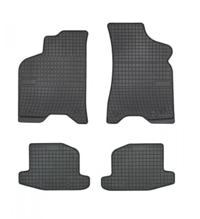 Covorase auto - Covorase auto (set, cauciuc, 4 bucati, culoare negru) VW LUPO intre 1998-2005