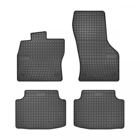 Covorase auto - Covorase auto (set, cauciuc, 4 bucati, culoare negru) VW PASSAT dupa 2014 