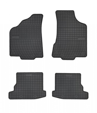 Covorase auto - Covorase auto (set, cauciuc, 4 bucati, culoare negru) VW POLO intre 1999-2001