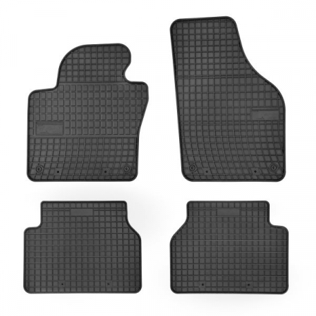 Covorase auto - Covorase auto (set, cauciuc, 4 bucati, culoare negru) VW TIGUAN intre 2007-2018 
