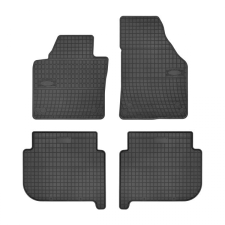 Covorase auto - Covorase auto (set, cauciuc, 4 bucati, culoare negru) VW TOURAN intre 2003-2010