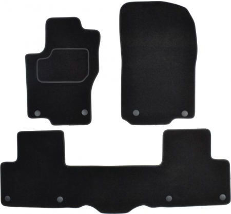 Accesorii auto - Covorase auto (set, velur, 3 bucati, culoare negru) MERCEDES M (W166) intre 2011-2015