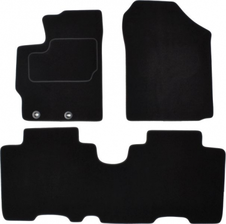 Accesorii auto - Covorase auto (set, velur, 3 bucati, culoare negru) TOYOTA VERSO S intre 2010-2016 