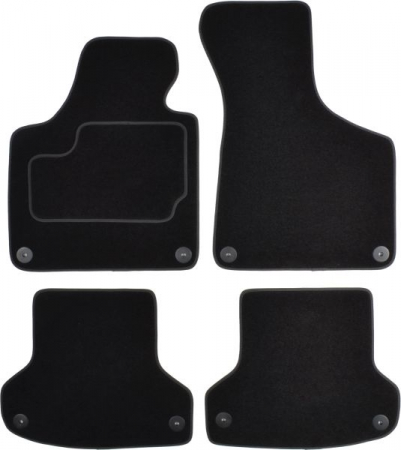 Covorase auto - Covorase auto (set, velur, 4 bucati, culoare negru, 3 usi) AUDI A3 intre 2003-2012 