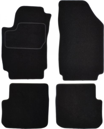 Covorase auto - Covorase auto (set, velur, 4 bucati, culoare negru, 3 usi) FIAT STILO intre 2001-2007 