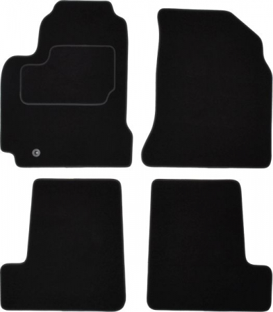 Accesorii auto - Covorase auto (set, velur, 4 bucati, culoare negru, 3 usi) TOYOTA RAV 4 II intre 2000-2005 