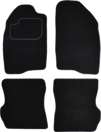 Accesorii auto - Covorase auto (set, velur, 4 bucati, culoare negru, 4 usi) FORD FUSION intre 2002-2012 