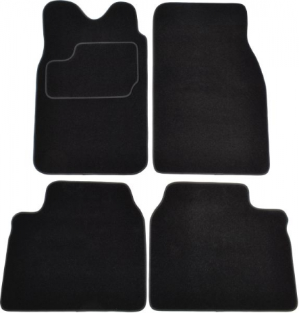 Accesorii auto - Covorase auto (set, velur, 4 bucati, culoare negru, 4 usi) MITSUBISHI L 200 intre 1996-2007