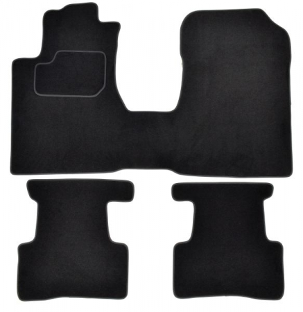 Covorase auto (set, velur, 4 bucati, culoare negru, 5 locuri) HONDA CR-V III dupa 2006 