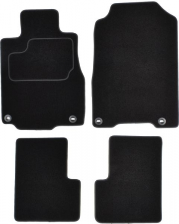 Covorase auto - Covorase auto (set, velur, 4 bucati, culoare negru, 5 locuri) HONDA CR-V IV dupa 2012 